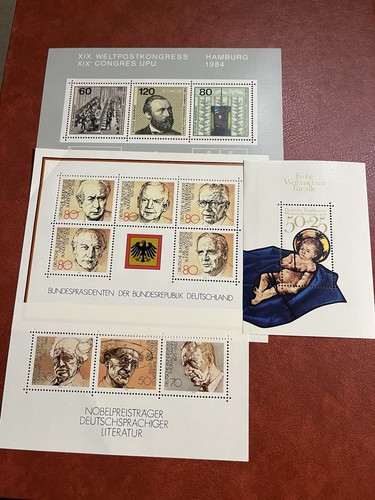 German stamps mini sheets - mini,