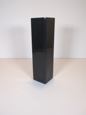 Black Gloss Ceramic Vase 21cm