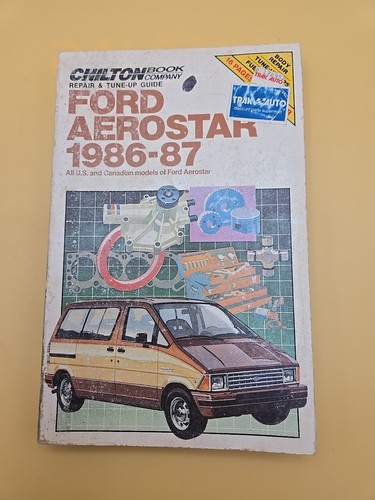 Chilton 1986 ford aerostar - chilton,
