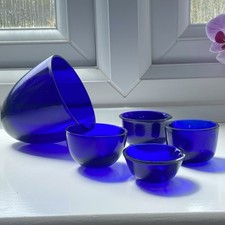 1x Small Cobalt Blue Bristol