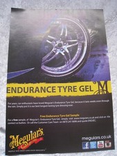 ENDURANCE TYRE GEL MEGUIAR'S LONG LASTING TYRE DRESSING 2015 ADVERT A4 FILE 30