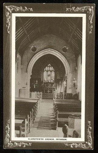 Llangynwyd church interior - llangynwyd,