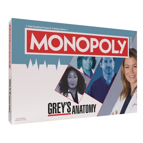 Monopoly grey anatomy board - monopoly:,
