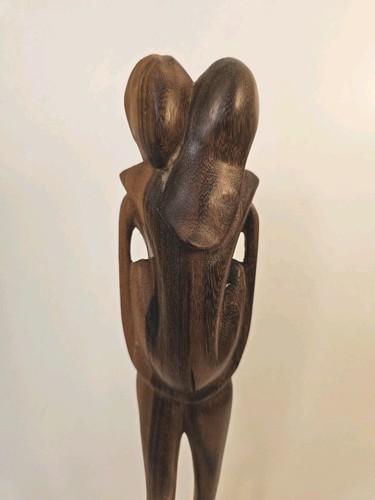 Vintage carved wooden stylized - wooden,