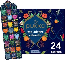 Pukka Herbs Advent Calendar, Organic Herbal Tea, Perfect Gift, 24 sachets