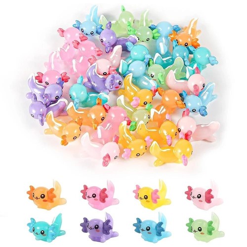 New 20pcs mini mixed axolotl - new,