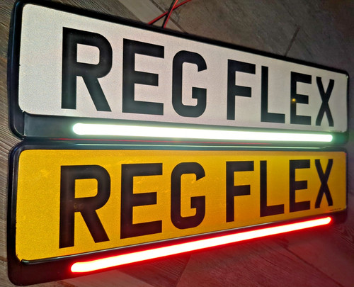Led number plate - number,