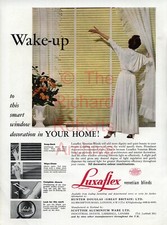 Original 1958 advert for LUXAFLEX - VENETIAN BLINDS