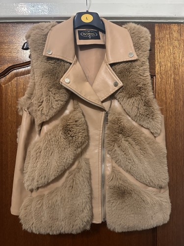 Faux fur gilet waistcoat - fur,