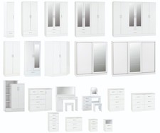 Nevada White Gloss Bedroom