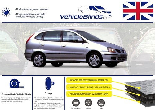 Stealth blinds for - blinds, nissan