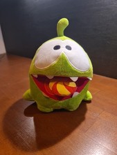 Cut The Rope OM NOM 7" Green Frog Wide Soft Plush Toy, Sounds and Walks/shuffles