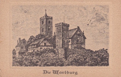 Artist postcard the - postcard, wartburg