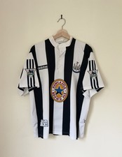 Newcastle United 1995-1996 ‘Ginola 14’ Home Football Shirt Size L Original Rare