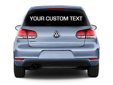 2 x Personalised Rear Window