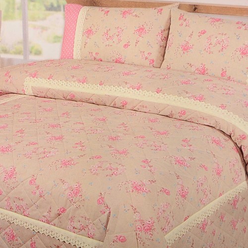 Amelie bedspread throw beige - bedspread,