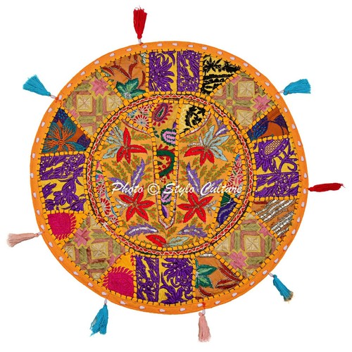 Indian vintage round patchwork - round,