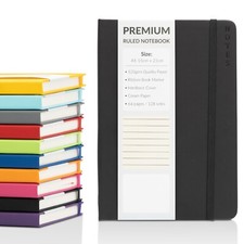 Hardback lined notebook - a5,