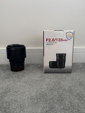 Samyang 135mm f/2 Manual Focus