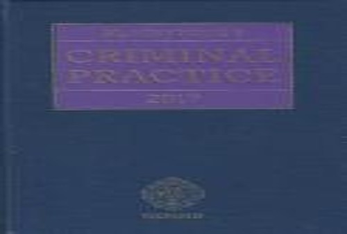 Blackstone criminal practice - blackstone's,