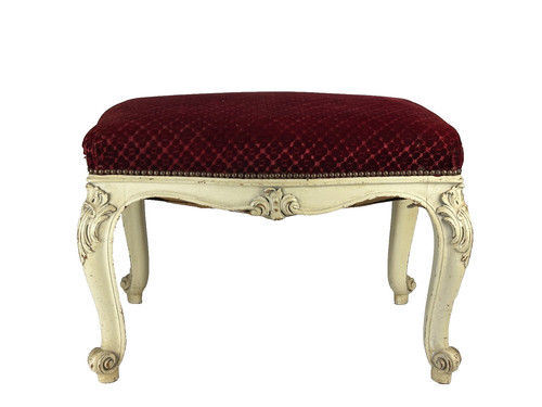Antique louis bench gold - xv,