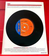 The Ethiopians Train To Skaville Reggae Record Art PICTURE / PRINT 10.5" x 8"