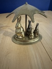 Cute Vintage Brass Family Of