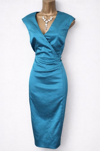 Coast teal satin - 12, v