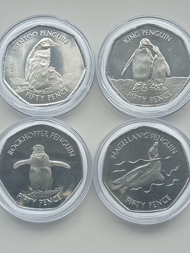 50p coin job lot - coin, lot..falkland