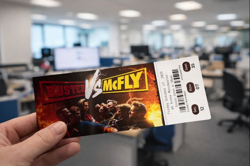 Busted mcfly souvenir - busted, vs