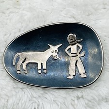 Vintage Sterling Silver Brooch