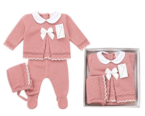 Newborn baby knitted outfit - newborn,