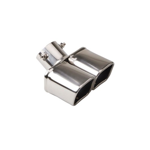Twin double curved exhaust - curved,