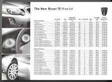 Rover 75 Saloon & Tourer