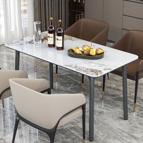 Large glossy marble - marble, dining