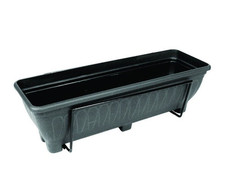 Trough Planter 61 cm Wall Mounted Plastic Coated Solid Steel Garden Pride