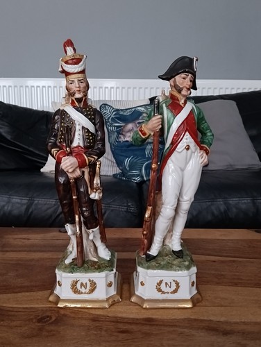 Pair vintage capodimonte - of,