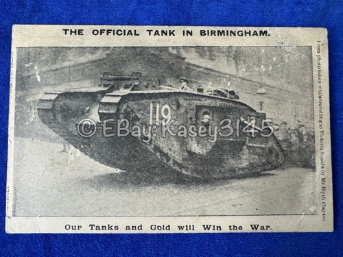 Ww1 tank birmingham official - tank,