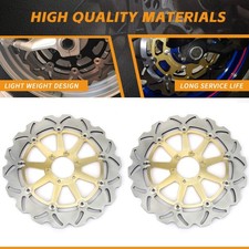 Front Brake Discs For FZR1000 Genesis 87-89 FZR 1000 EXUP 90-95 YZF 750 SP 93-97