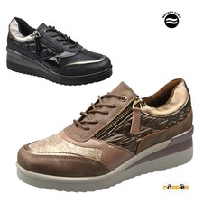 Womens Low Wedge Trainers