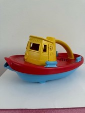 Green Toys USA Colourful Tugboat Bath Water Toy BPA Free 100% Recycled Used
