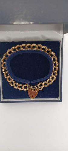 9ct gold fancy - link, bracelet