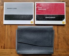 RENAULT SCENIC (2009 - 2012) Owners Manual / Handbook Inc. Blank Serv. + Wallet