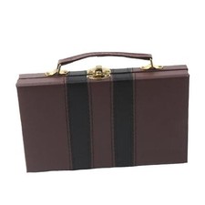 Double Six Dominoes Set Classic Board Game Family Toys 28 Dominoes in Portable