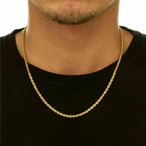 18k solid gold rope - solid,