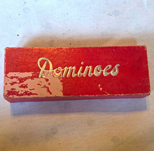 Vintage dominoes game wooden - vintage,