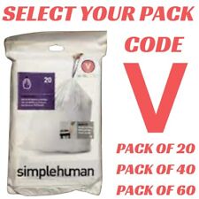 Simplehuman Bin Liners V Code