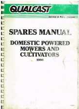 QUALCAST PETROL CYLINDER/ROTARY MOWERS TRIMMERS CULTIVATORS 1986 PARTS CATALOGUE
