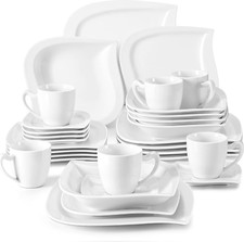 30-Piece Ivory White