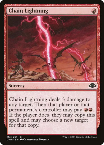 Mtg chain lightning dmr - ~, ~